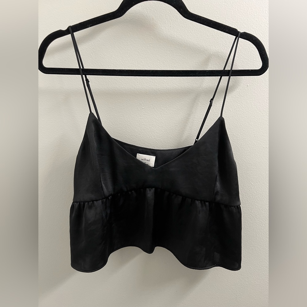 Wilfred black tank size medium